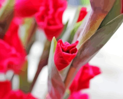 Gladiolus Flower Diamond Painting