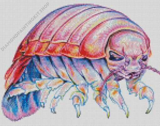 Colorful Isopod Art Diamond Painting