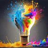 Colorful Light Bulb Diamond Painting