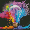 Colorful Light Bulb Diamond Painting