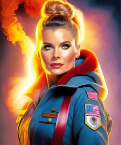 Emt Lady Diamond Painting