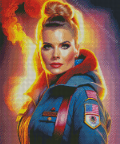 Emt Lady Diamond Painting