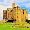 England Warkworth Castle Building Diamond Painting