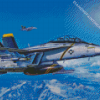 Fa 18 Hornet Multirole Fighter Diamond Painting