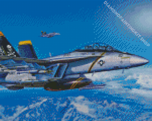 Fa 18 Hornet Multirole Fighter Diamond Painting