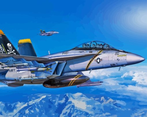 Fa 18 Hornet Multirole Fighter Diamond Painting