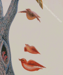 Family Of Birds Diamond Painting