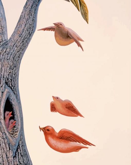 Family Of Birds Diamond Painting