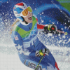 Female Alpine Skier Diamond Painting