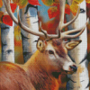 Forest Deer Diamond Painting