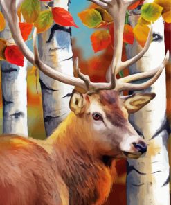 Forest Deer Diamond Painting