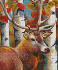 Forest Deer Diamond Painting