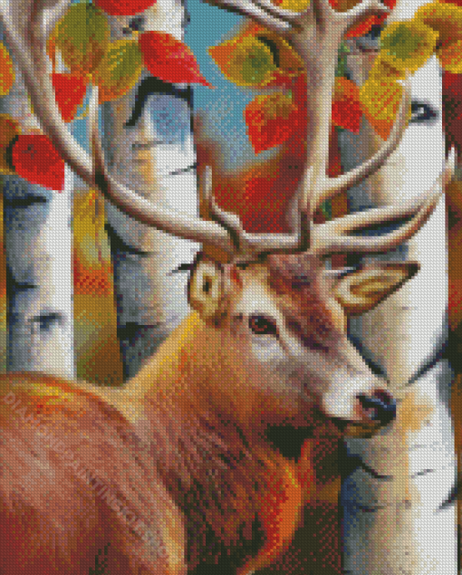 Forest Deer Diamond Painting