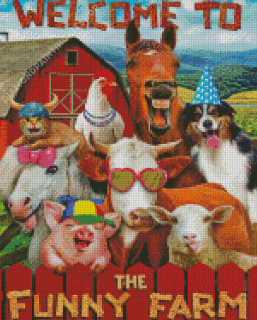 Funny Farm Diamond Painting