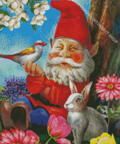 Garden Gnome Diamond Painting