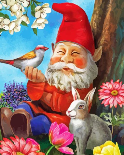 Garden Gnome Diamond Painting