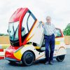 Gordon Murray With Electric Car Diamond Painting