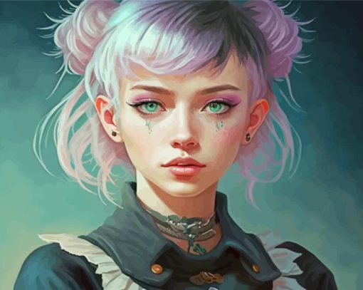 Gothic Girl Diamond Painting