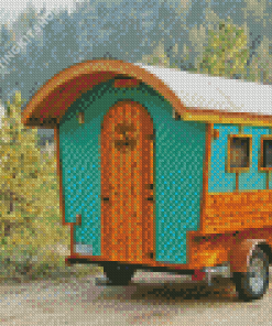 Gypsy Wagon Diamond Painting