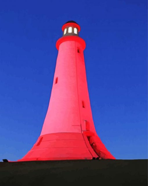 Hoad Monument Tower In Red Diamond Painting