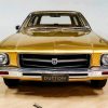 Holden HQ Kingswood Golden Car Front Diamond Painting