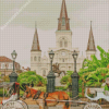Jackson Square New Orleans Historical Diamond Painting