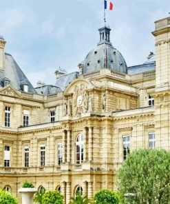 Jardin Du Luxembourg Palace Diamond Painting