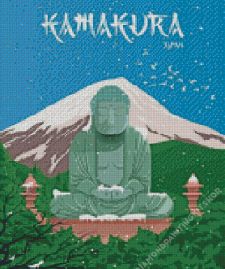 Kamakura Japan Poster Diamond Painting