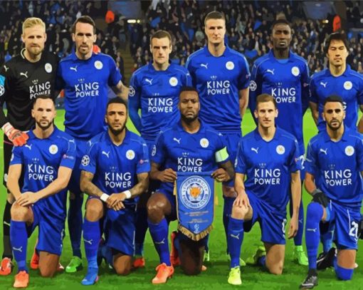 Leicester City Football Team Diamond Painting