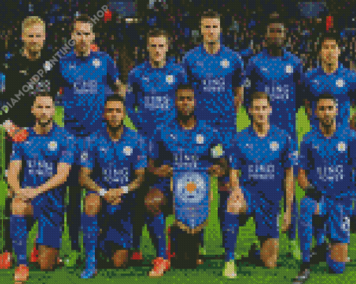 Leicester City Football Team Diamond Painting