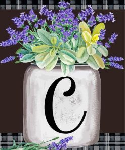 Letter C Diamond Painting