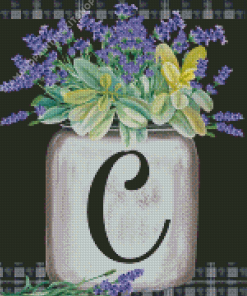 Letter C Diamond Painting