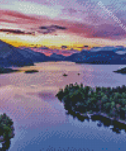 Loch Lomond Sunset Diamond Painting