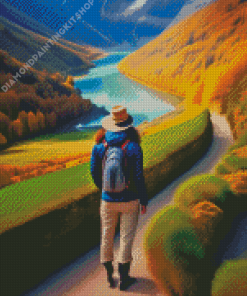 Lonely Traveler Diamond Painting