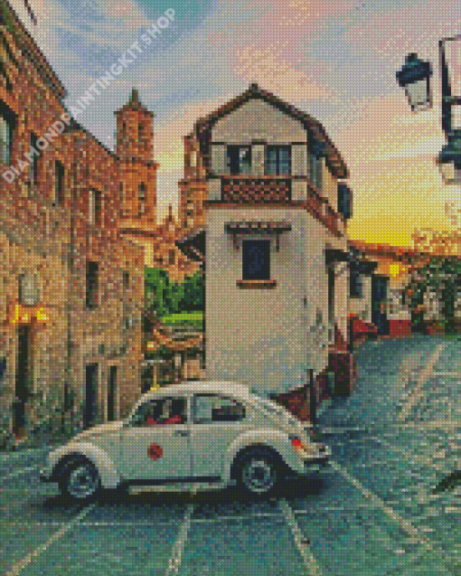 Mexico Taxco City Diamond Painting