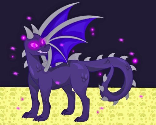 Minecraft Ender Dragon Diamond Painting