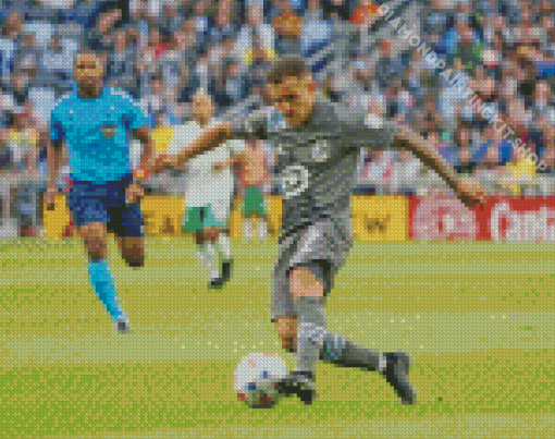 Minnesota United FC Team Footballer Diamond Painting