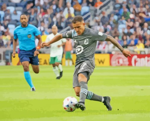 Minnesota United FC Team Footballer Diamond Painting