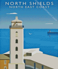 North Shields North East Coast Poster Diamond Painting