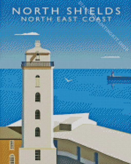 North Shields North East Coast Poster Diamond Painting