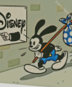 Oswald The Lucky Rabbit Disney Character Diamond Painting