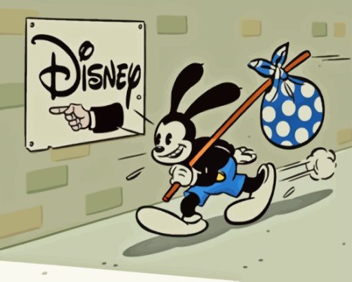 Oswald The Lucky Rabbit Disney Character Diamond Painting