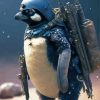 Penguin Soldier Diamond Painting