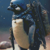 Penguin Soldier Diamond Painting