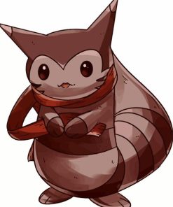 Pokemon Furret Diamond Painting