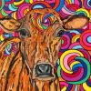 Psychedelic Cow Diamond Painting