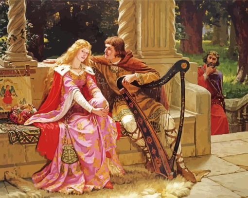 Queen Guinevere And Lancelot Diamond Painting