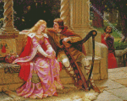 Queen Guinevere And Lancelot Diamond Painting