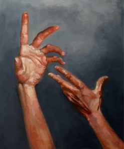 Reaching Hands Diamond Painting