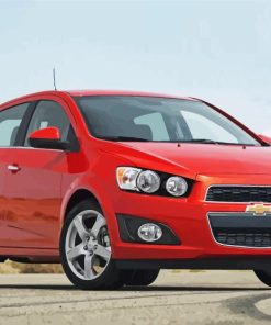 Red Chevrolet Sonic Diamond Painting